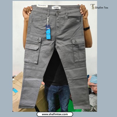 Men’s Cargo Pant 6 Pocket (Ash)