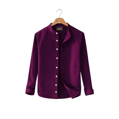 Ban Coller Long Sleeve Shirt for Men
