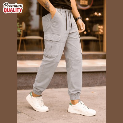 Cargo Joggers Pants (Silver)