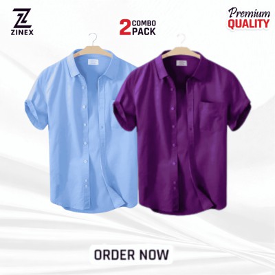 2_pcs half Sleeve(Sky blue+Zam)