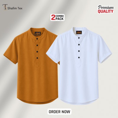 Half Sleeve katua (khatali+white)