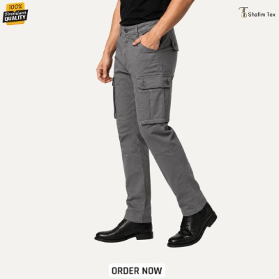 Premium Export Fabric Cargo Pant (Ash)