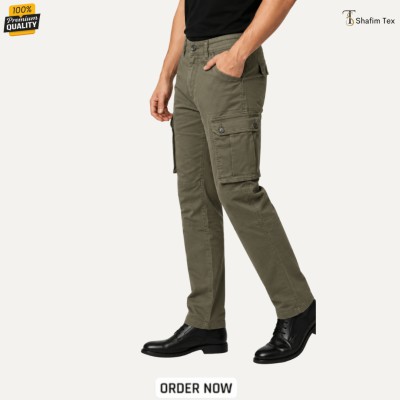 Premium Export Fabric Cargo Pant (Olive)