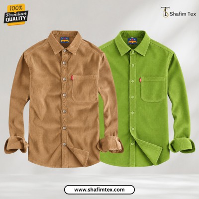 2 Pcs cord fabric one Pocket (Crem+lemon)