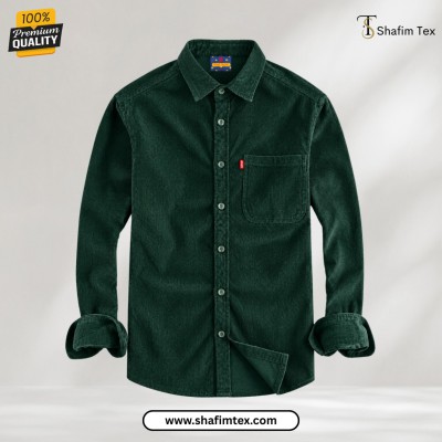 1 Pc cord fabric one Pocket (Green)