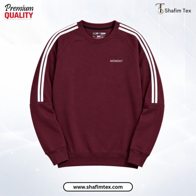 1 pc Dropshoulder sweepshirt (Merun)
